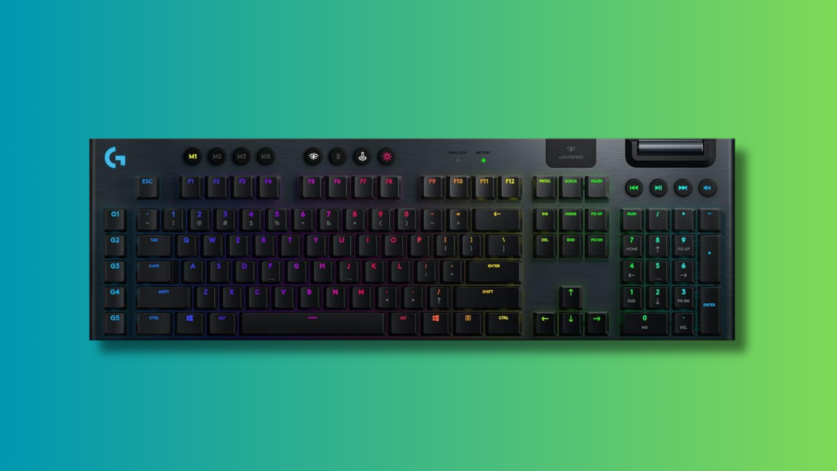 The Logitech G915 Lightspeed Mechanical Keyboard Is $90 Off Right Now